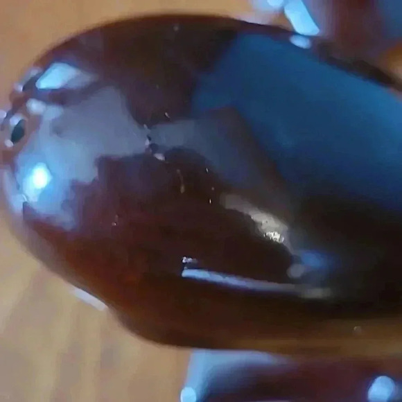 Adorable Vintage Redware Ceramic Brown Whale Salt &  Pepper Shakers - Picture 7 of 7